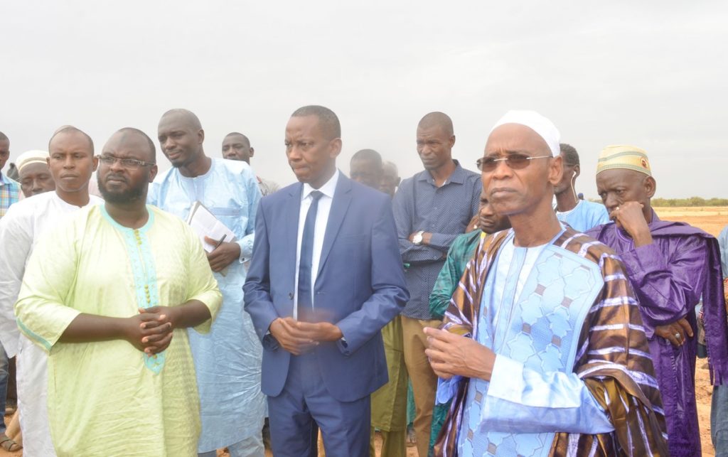 Visite à la SIPA de Goudoudé en présence du Gouverneur de Matam