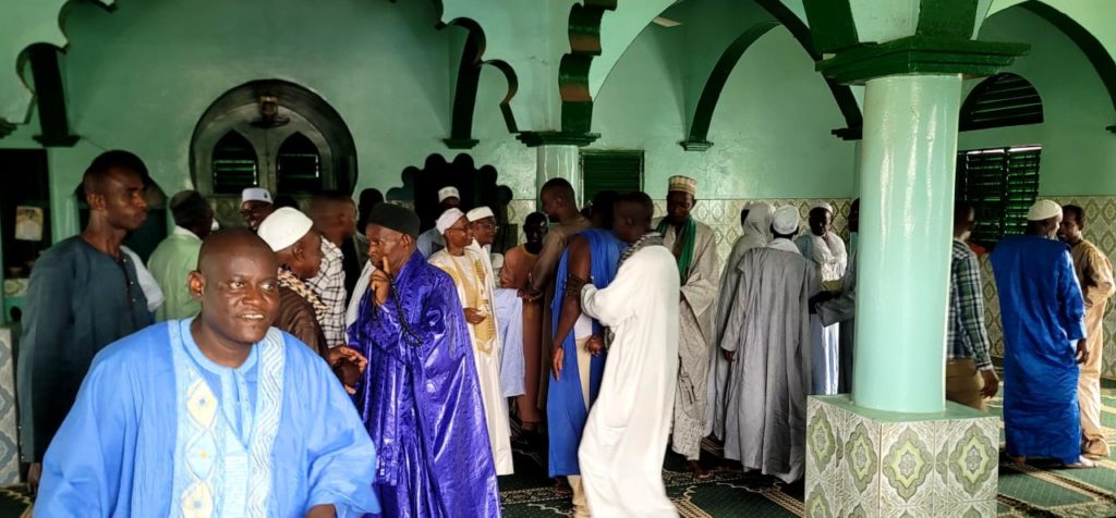 Visite de courtoisie et prière de vendredi à la Grande Mosquée de Goudoudé Ndouethbé